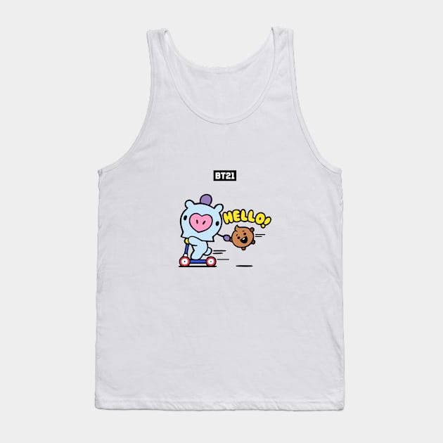bt21 bts exclusive design 127 Tank Top by Typography Dose